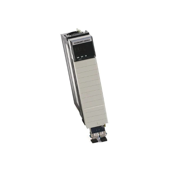 Allen-Bradley 1756-RM2 ControlLogix redundancy module, high-speed sync, for controller failover systems.