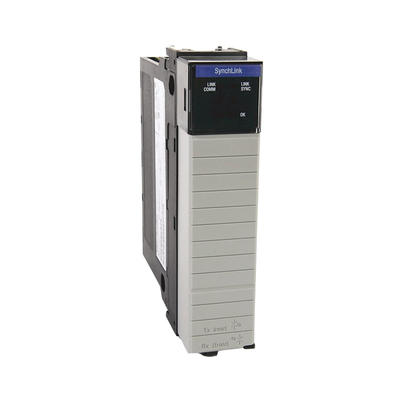 Allen-Bradley 1756-SYNCH synchronization module for ControlLogix, enabling high-speed axis coordination and precise time synchronization.