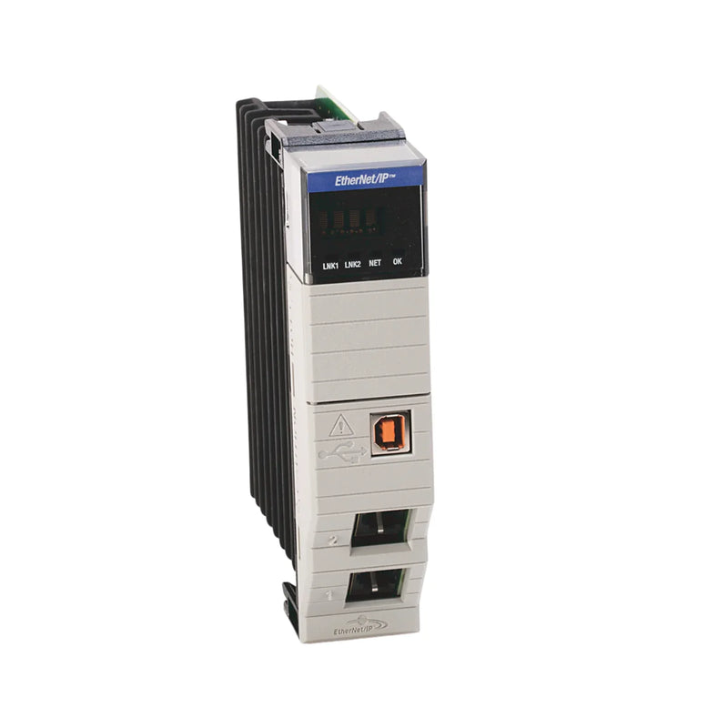 Allen-Bradley 1756-EN2TRK ControlLogix Ethernet/IP module, dual RJ45 ports, conformal coated, 10/100 Mbps