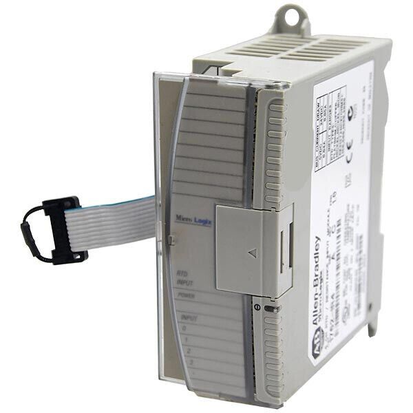 Allen-Bradley 1762-IR4 RTD input module with 4 channels, 16-bit resolution, for temperature monitoring in MicroLogix automation systems.
