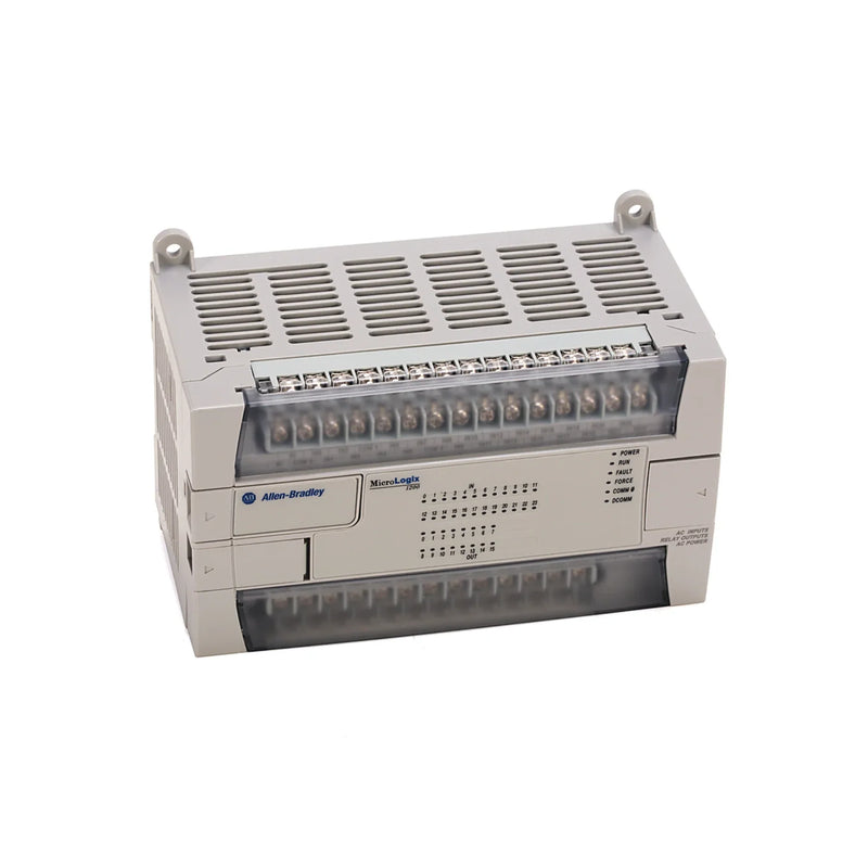 Allen-Bradley 1762-L40AWAR MicroLogix 1200 PLC, 40 I/O, relay outputs, AC power, RS-232/RS-485