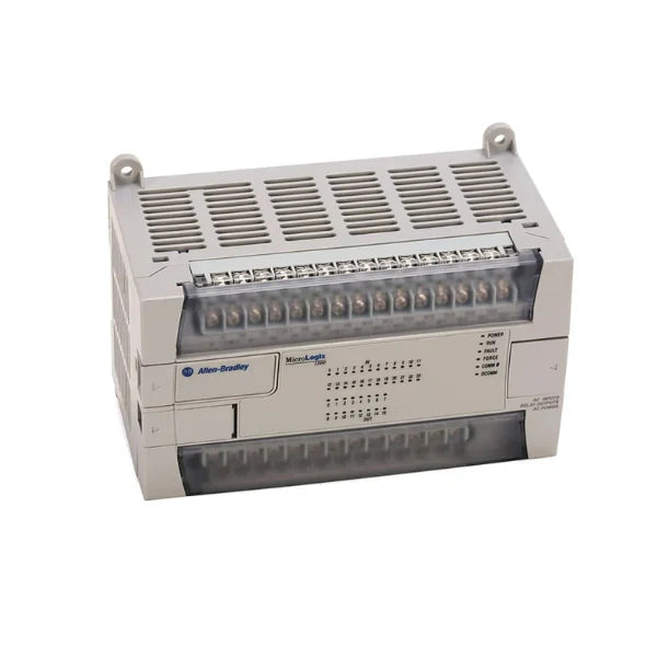 Allen-Bradley 1762-L40BXBR MicroLogix 1200 PLC, 32 I/O, 24V DC, relay outputs, compact DIN rail controller