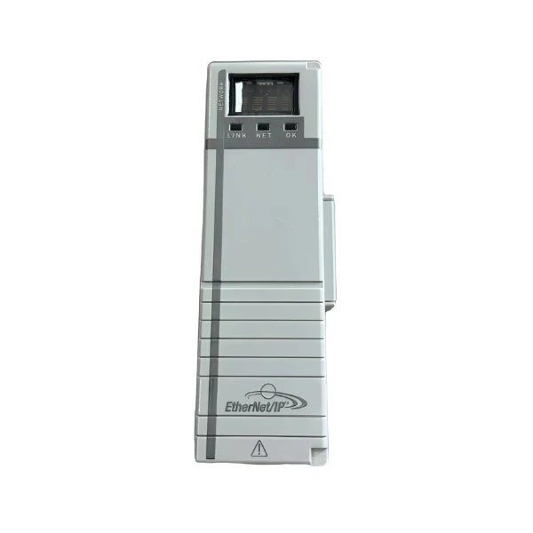 Ethernet/IP module, 10/100 Mbps, CompactLogix communication module for SCADA, HMI, and remote I/O.