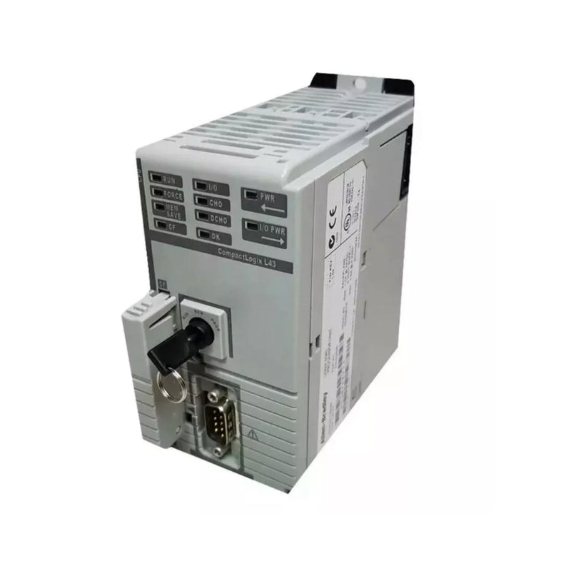 Allen-Bradley 1768-L43 CompactLogix controller, 2 MB memory, Series A/B, USB and serial ports