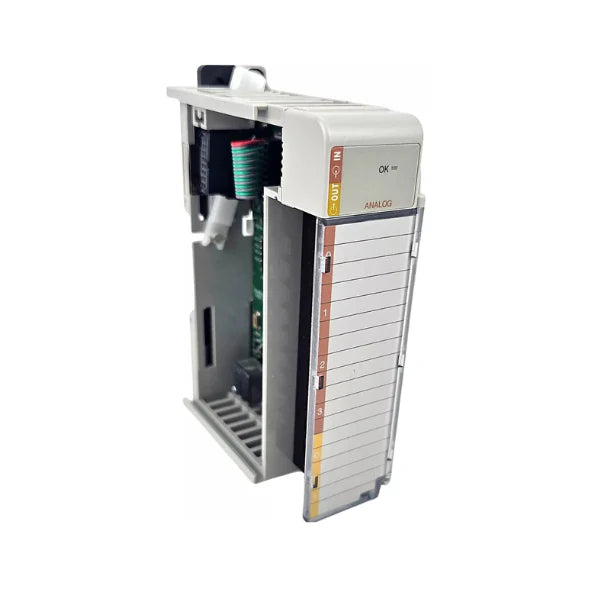 Allen-Bradley 1769-IF4XOF2 analog I/O module, 4 input / 2 output, voltage and current.