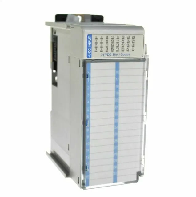 Allen-Bradley 1769-IQ32 digital input module, 32-channel, 24V DC sink/source, Compact I/O for CompactLogix and MicroLogix systems.
