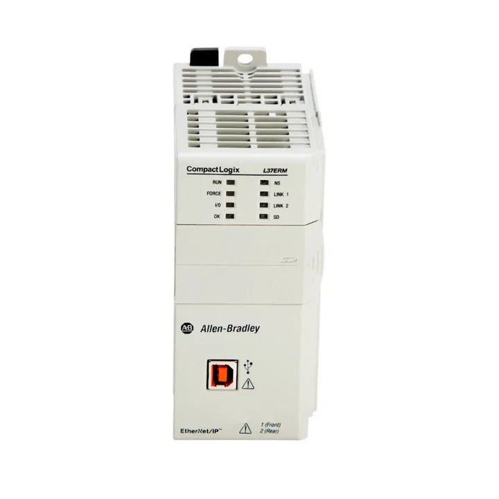 Allen-Bradley 1769-L37ERM CompactLogix 5370 controller, 3MB memory, dual Ethernet, motion control