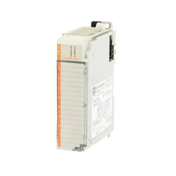Allen-Bradley 1769-OW8I Compact I/O relay output module, 8 isolated outputs, 120/240V AC or 24V DC switching, CompactLogix and MicroLogix compatible.