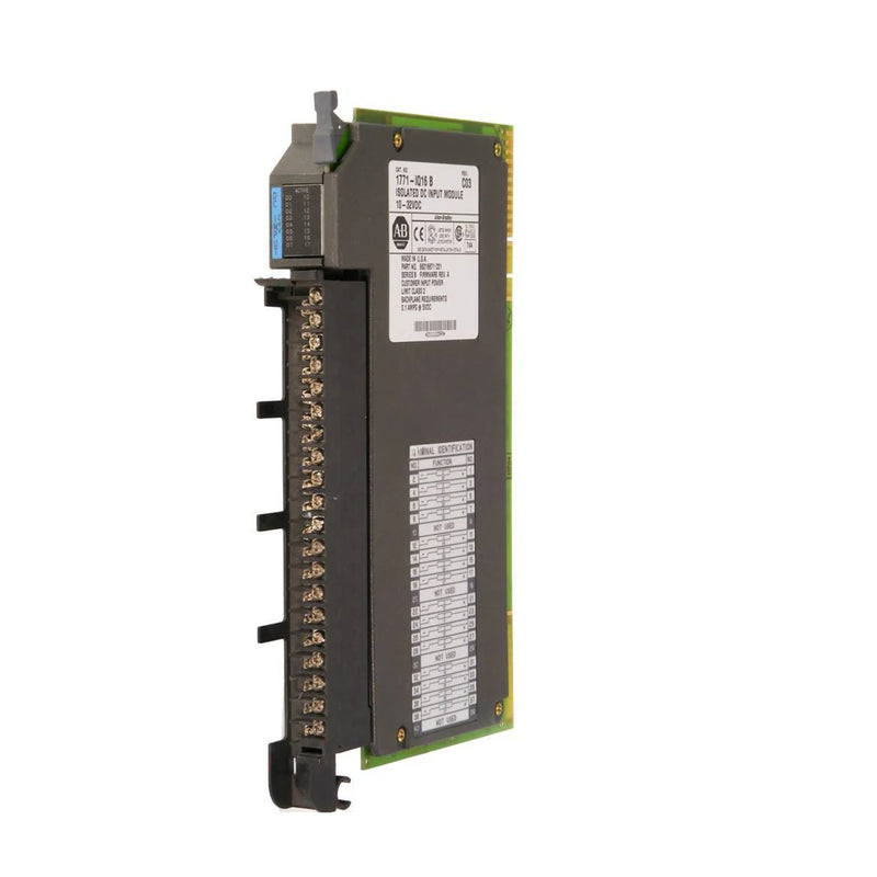 Allen-Bradley 1771-IQ16/C PLC-5 digital input module, 16-point sink, 10–30V DC, Series C