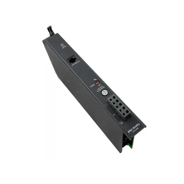 Allen-Bradley 1771-P4S power supply module, 5V DC, 8A, for PLC-5 remote I/O chassis, Series A, chassis-mounted.