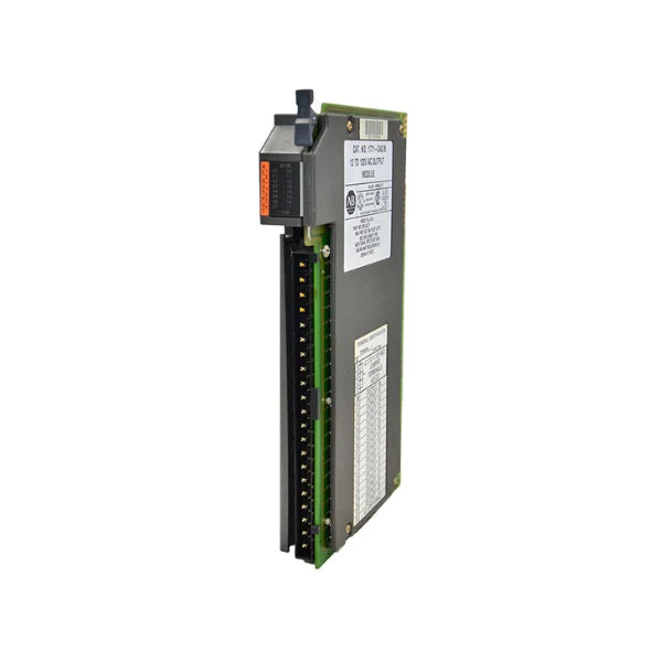 Allen-Bradley 1771-OAD digital output module, 120V AC, 16 fused triac outputs, for PLC-5 systems.