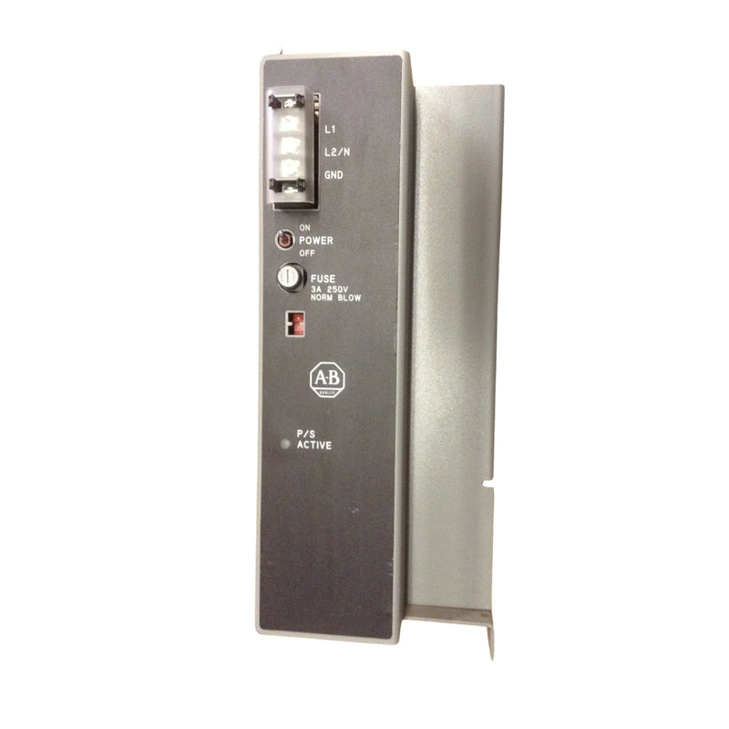 Allen-Bradley 1771-P7 power supply module, 5V DC, 8A, 120/220V AC input, for PLC-5 1771 chassis