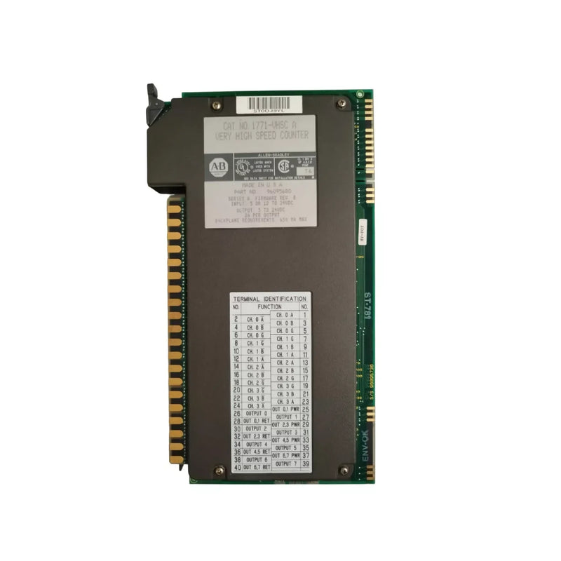 Allen-Bradley 1771-VHSC high-speed counter module, 2-channel, PLC-5, 10 MHz input, TTL/RS-422