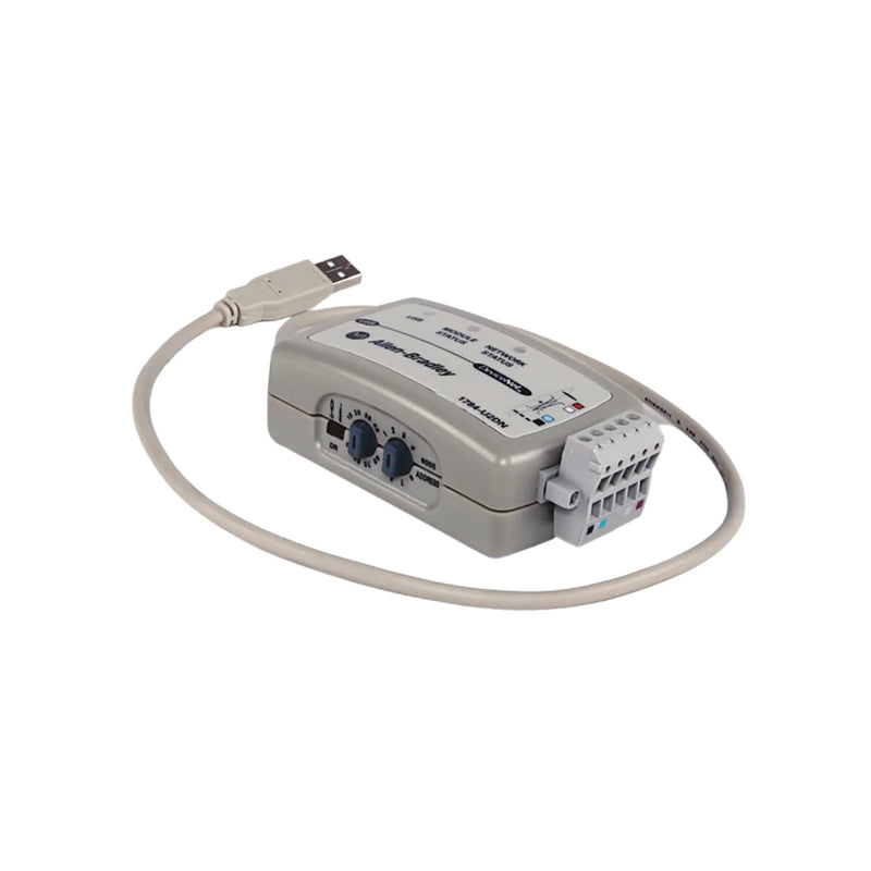 Allen-Bradley 1784-U2DN USB to DeviceNet interface adapter, 24V DC, RSNetWorx and RSLinx compatible
