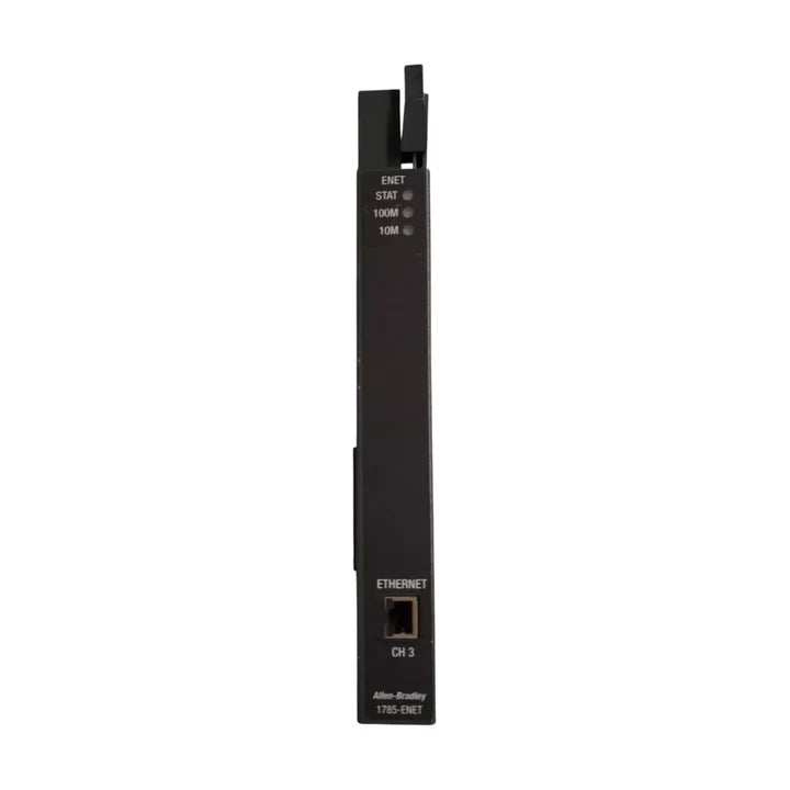 Allen-Bradley 1785-ENET Ethernet module, 10Base-T, RJ45 connector, for PLC-5 chassis communication
