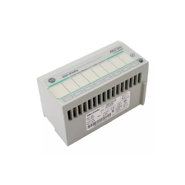 Allen-Bradley 1794-OB8EP FLEX I/O digital output module, 8 points, 24V DC sourcing outputs with electronic protection for industrial automation.