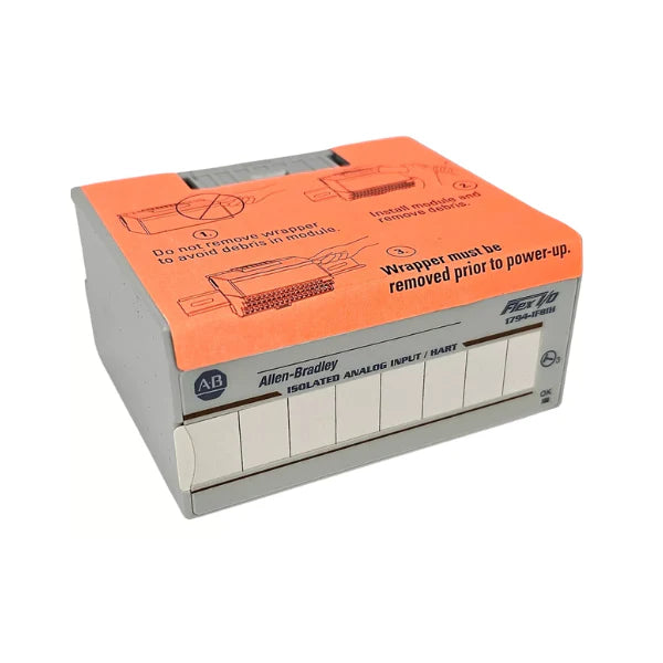 Allen-Bradley 1794-IF8IH analog input module, 8-channel, isolated, HART compatible, 24V DC, Flex I/O series.