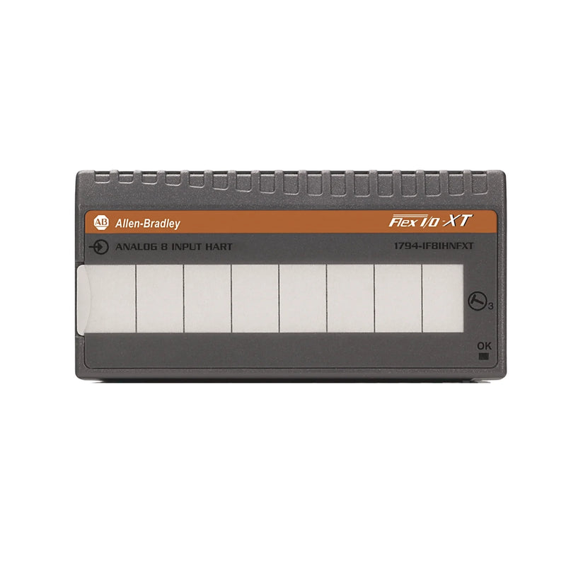 Allen-Bradley 1794-IF8IHNFXT analog input module, 8-channel, HART, 16-bit, FLEX I/O XT, extreme temperature