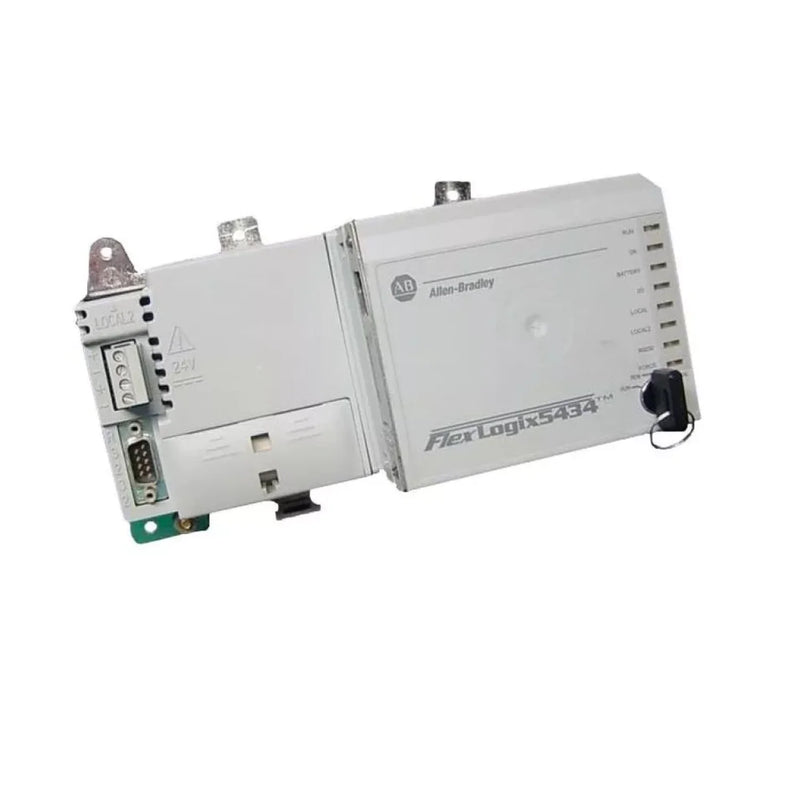 Allen-Bradley 1794-L34 FLEXLogix controller, 1MB memory, 1000 I/O, 24V DC, DIN rail mount