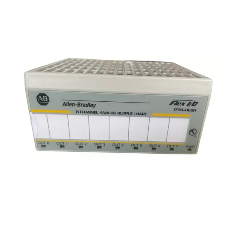 Allen-Bradley 1794-OE8H analog output module, 8-channel, 0–10V and 4–20mA, FLEX I/O, high density