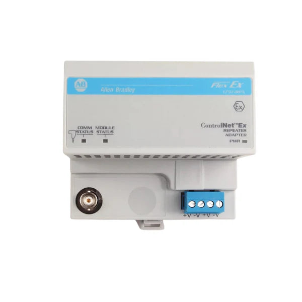 1797-RPA ControlNet repeater adapter, Zone 1/Class I Div. 1 certified, supports 1797-RPFM and RPFS modules, FLEX Ex hazardous area networking.