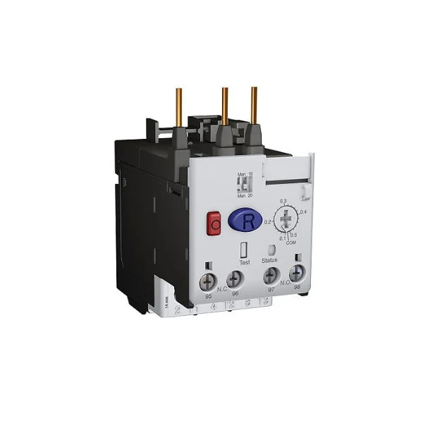 Allen-Bradley 193-1EFCB E100 overload relay, 1.6–5.0 A, 24V AC/DC, 3-pole, Class 10, DIN rail