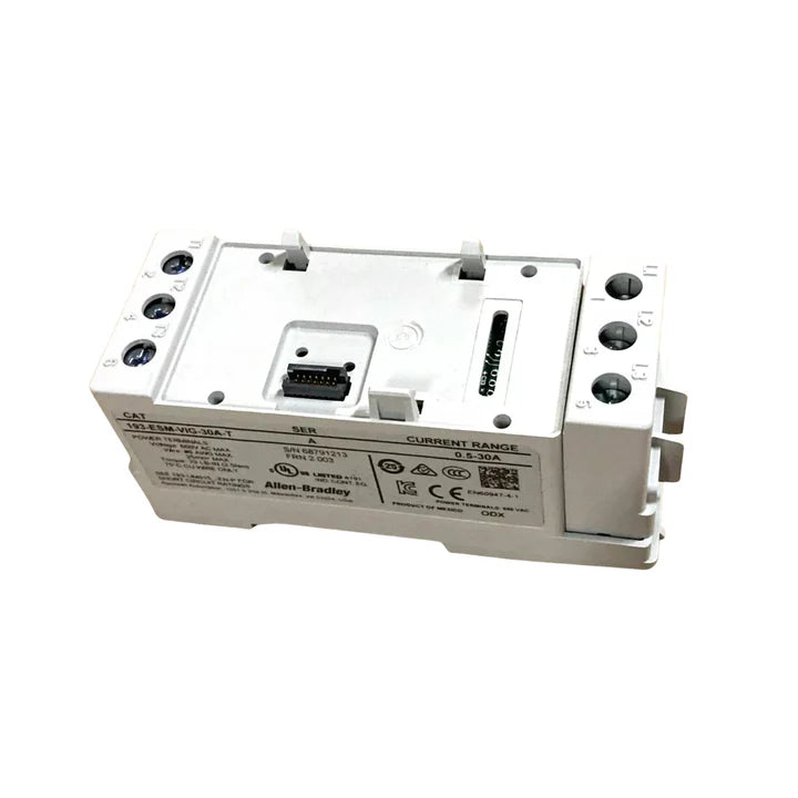 193-ESM-VIG-30A-T sensing module, 0.5–30A, voltage/current/ground fault monitoring, DIN rail/panel mount