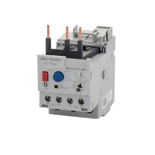 Allen-Bradley 193-ED1CB overload relay, DeviceNet, 1 N.C. contact, DIN mount, solid-state motor protection.