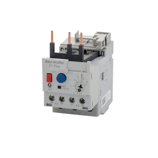 Allen-Bradley 193-1EEDB overload relay, 9–45 A, Class 10, Frame D, manual/auto reset, 3-pole.