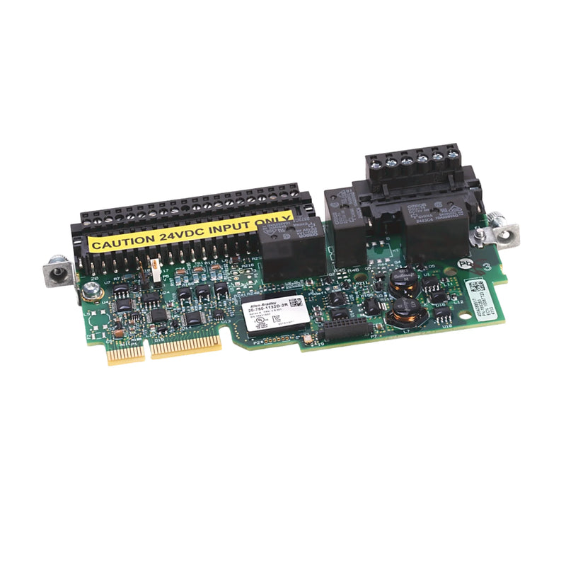 Allen-Bradley 20-750-1132D-2R PowerFlex 750 I/O module with 1AI, 1AO, 3DI, and 2 relay outputs, 115V AC
