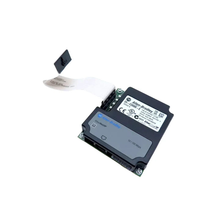EtherNet/IP adapter for PowerFlex drives, enables Ethernet-based drive control and diagnostics.