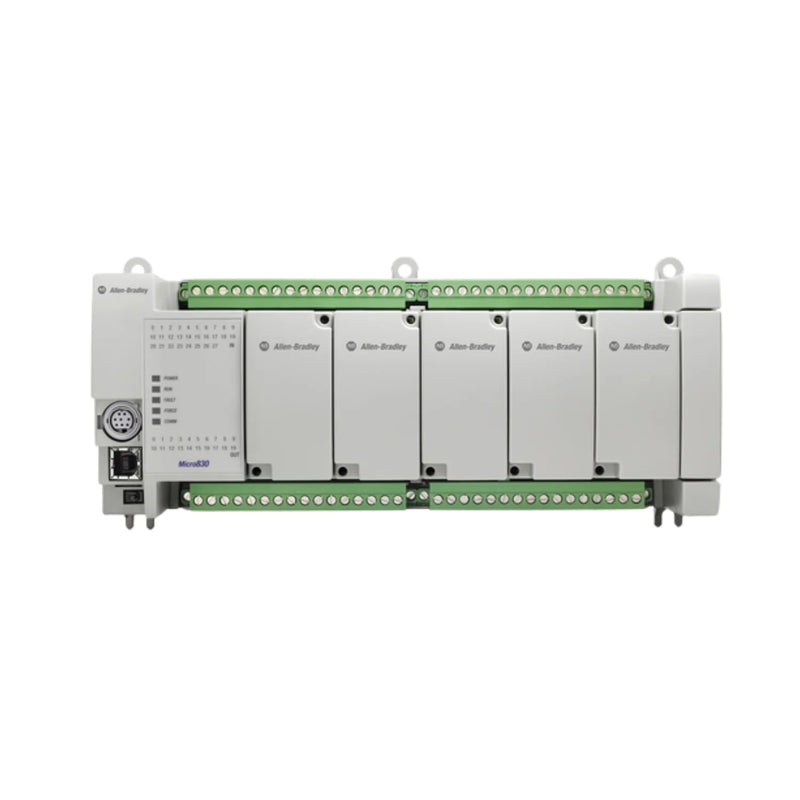 Allen-Bradley 2080-LC30-48AWB Micro830 controller, 48 I/O, AC powered, relay and analog outputs, USB, RS-232/RS-485