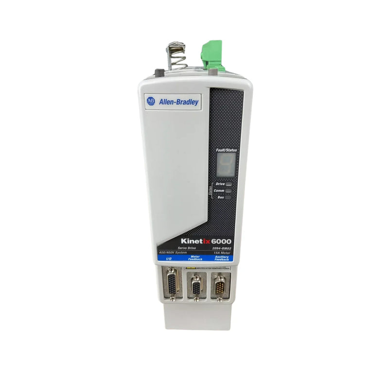 2094-BM02-S Kinetix 6000 servo axis module, 460V AC, 15A peak, Safe-Off function, shared bus drive for high-performance multi-axis control systems.