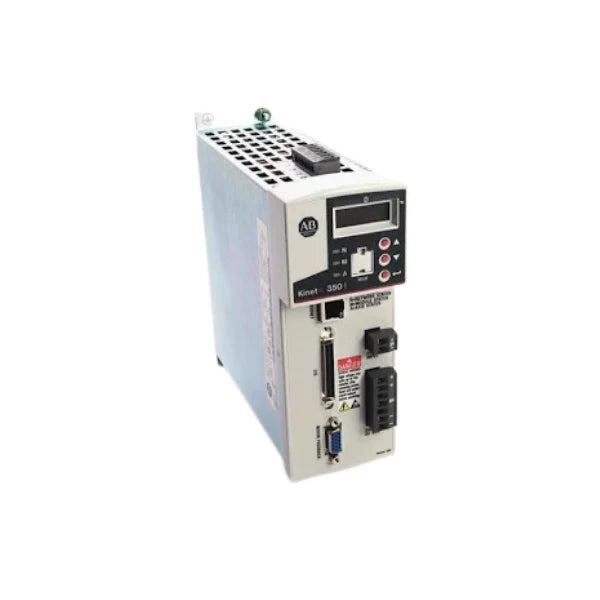 2097-V34PR3 Kinetix 350 servo drive, 460V AC, 3.4A continuous output, Ethernet/IP integrated motion, compact single-axis control solution.