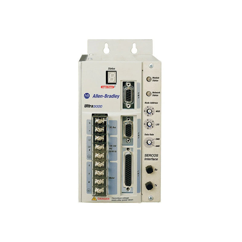 Allen-Bradley 2098-DSD-005 Ultra3000 servo drive, 230V, 5A, digital control, panel mount
