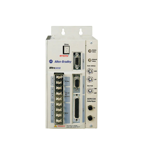 Ultra3000 servo drive, 240V, 7.5A continuous, 15A peak, DeviceNet, panel mount.