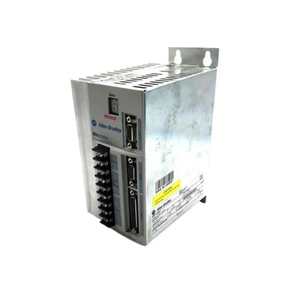2098-DSD-010 Ultra3000 digital servo drive, 240V, 10A, with velocity, position, and torque control for industrial motion applications.