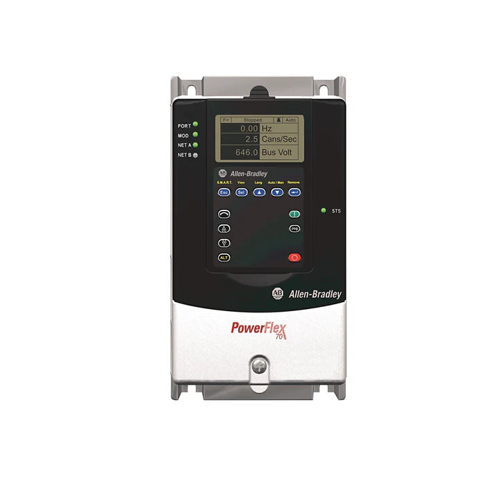 Allen-Bradley 20AB2P2A0AYNNNC0 PowerFlex 70 drive, 240V 3PH, 0.5 HP, IP20, brake IGBT, enhanced control