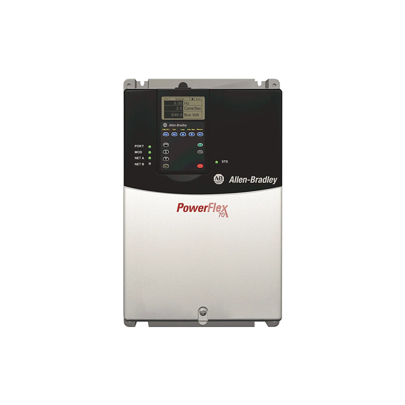 Allen-Bradley 20AC015A0AYNANC0 PowerFlex 70 drive, 7.5 kW, 400V 3PH, 15.4A, CE filter, IGBT brake, NEMA 1