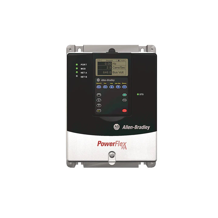 Allen-Bradley 20AC3P5A0AYNANC0 PowerFlex 70 drive, 1.5 kW, 400V 3PH, 3.5A, CE filter, IGBT brake, NEMA 1