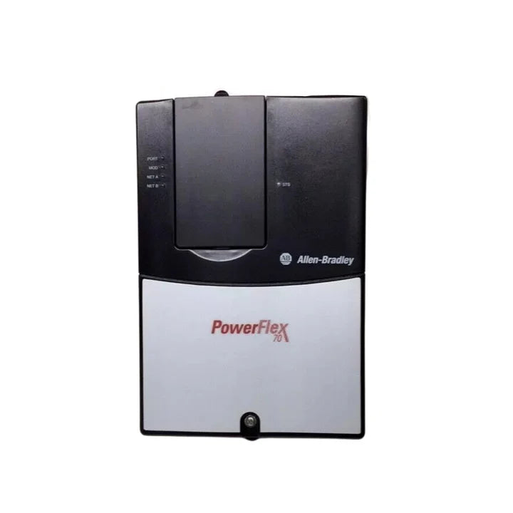 Allen-Bradley 20AD014A0AYNANC0 PowerFlex 70 drive, 10HP, 480V, 3-phase, IP20, brake IGBT, no HIM, CE filter.
