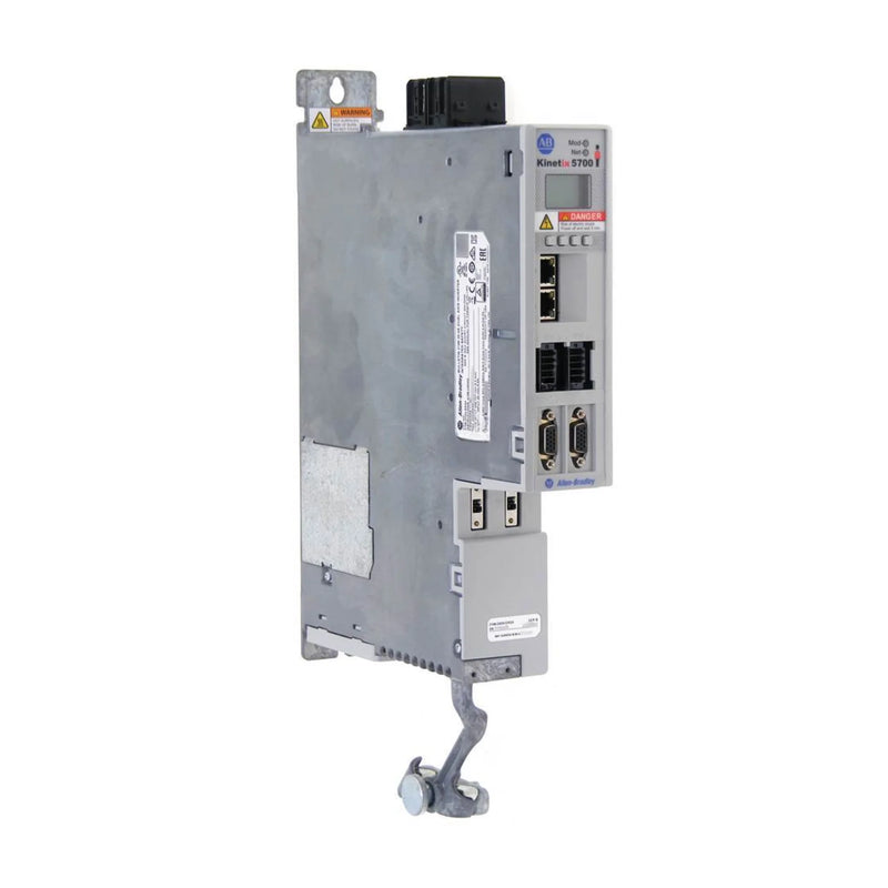 Allen-Bradley 2198-D020-ERS3 dual-axis Kinetix 5700 servo drive, 20A per axis, EtherNet/IP, integrated safety, for high-performance motion control.