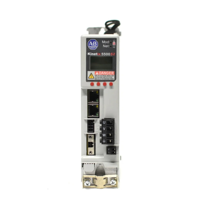 Allen-Bradley 2198-H008-ERS2 Kinetix 5700 servo drive, 8A, 400–480V, EtherNet/IP, STO, single-axis.