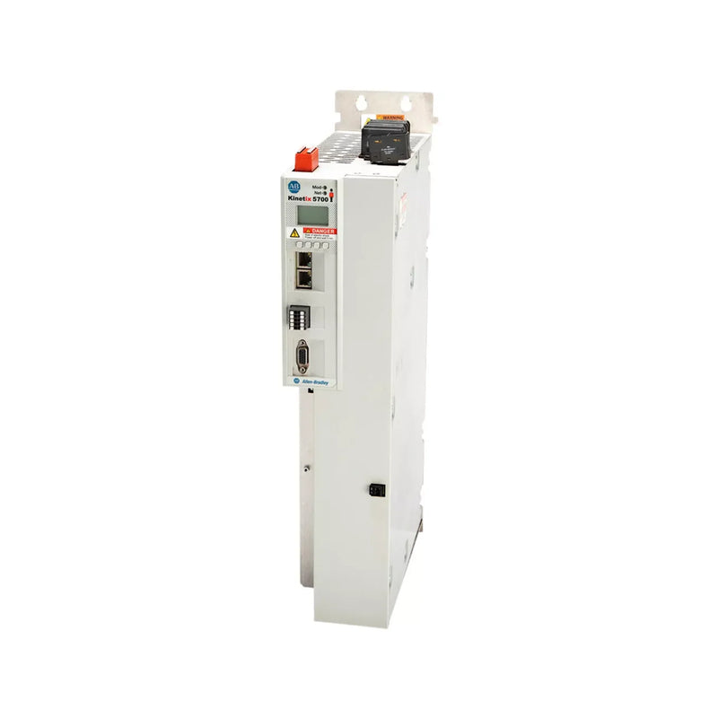2198-S130-ERS3 Kinetix 5700 servo drive, dual-axis, 130 A output, EtherNet/IP with CIP Safety for industrial motion control.