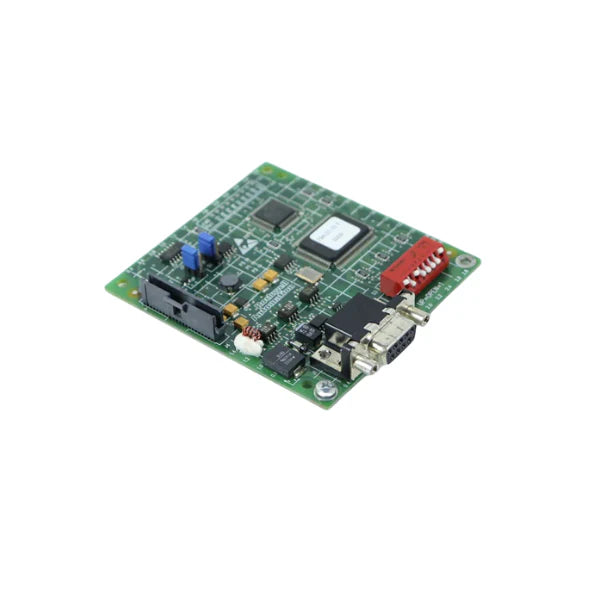 Profibus-DP adapter for PowerFlex drives, RS-485 communication, DIN rail or drive mount.