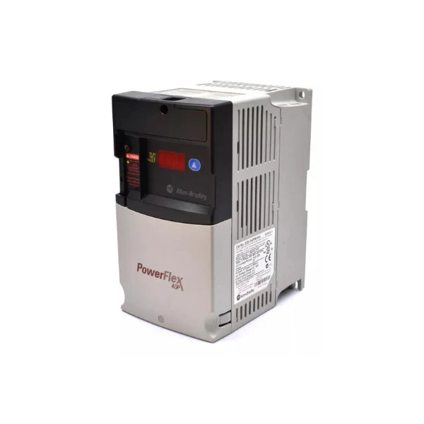 22D-D4P0N104 PowerFlex 40P VFD, 2 HP, 480V AC, 3-phase, IP20 panel mount, Frame B, sensorless vector control, industrial motor drive.