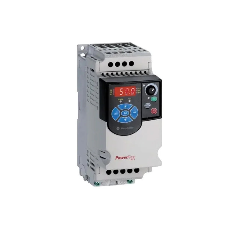 Allen-Bradley 22F-A8P0N103 PowerFlex 4M drive, 240V single-phase, 2 HP, 8A, Frame B, LED display, IP20