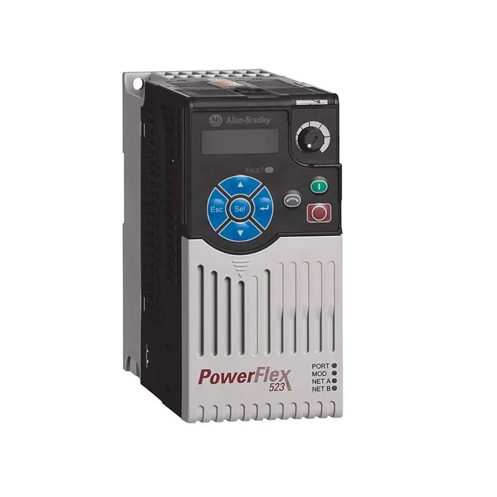 Allen-Bradley 25A-B2P5N104 PowerFlex 523 AC Drive, 240V AC, 3-phase, 2.5A, 0.5 HP (0.4 kW), Frame A, IP20 NEMA 