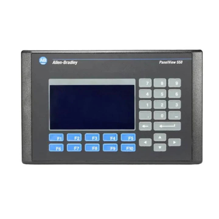 Allen-Bradley 2711-K5A20L1 PanelView 550 HMI, keypad input, 24V DC, DH+, RS-232, Series L