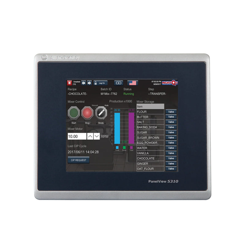 Allen-Bradley 2715P-T10CD PanelView Plus 7 HMI, 10.4